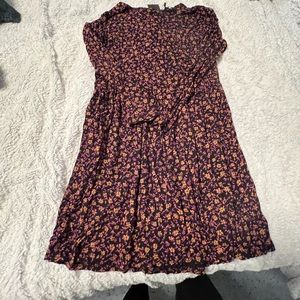 Wednesday’s Girl babydoll dress long sleeves